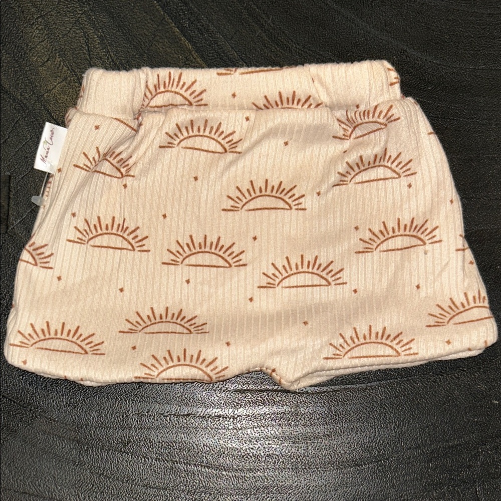 Mama Coco Buttery Soft Reversible Sunrise Patterned Baby Shorts